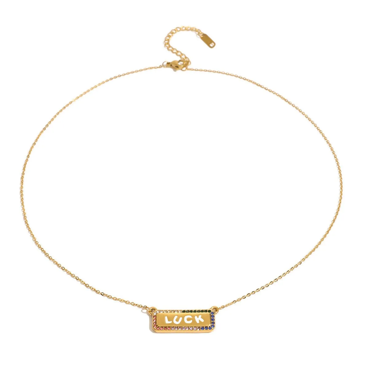 18K Gold Lucky Necklace - Top Luxe: St. Patrick's Best Gift!