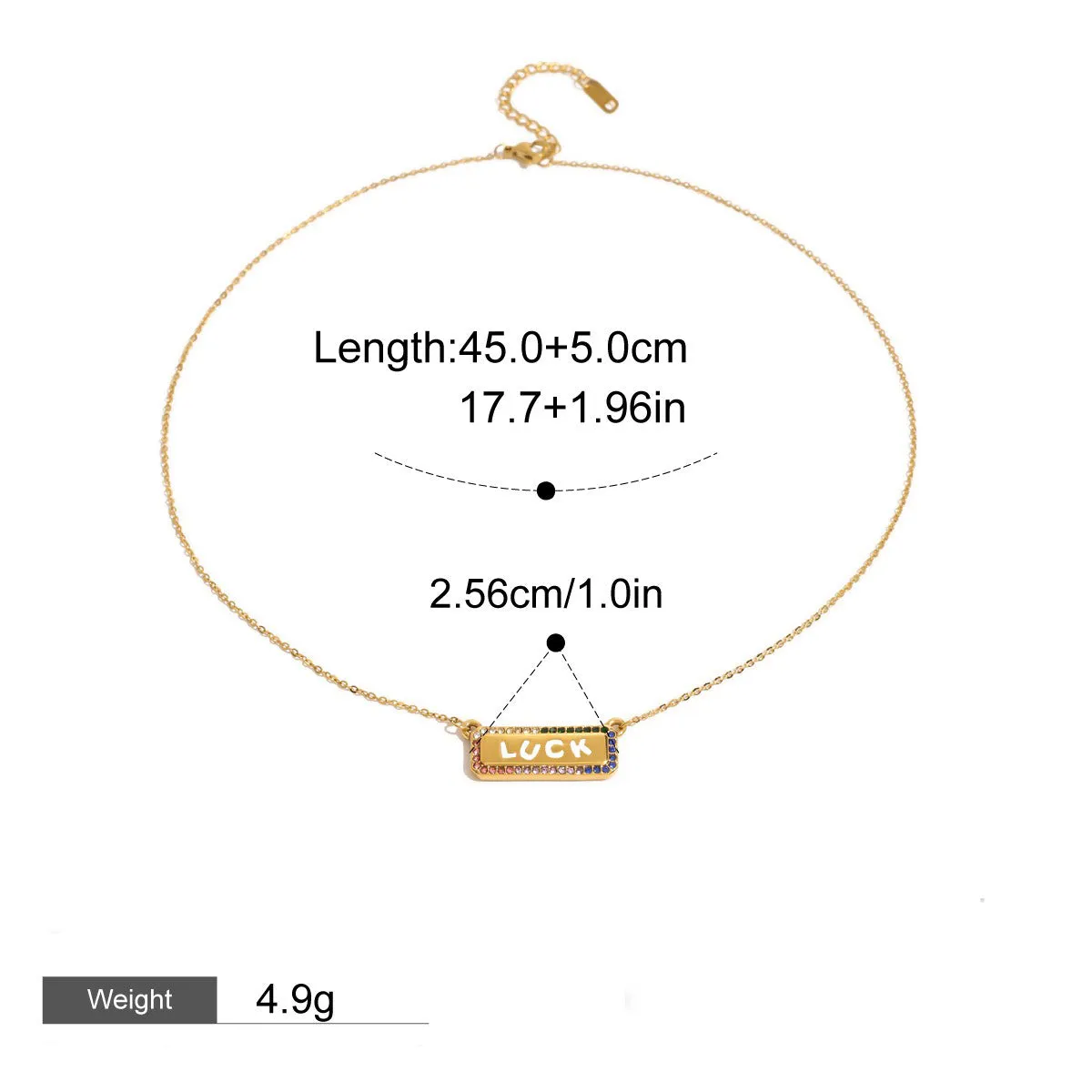 18K Gold Lucky Necklace - Top Luxe: St. Patrick's Best Gift!