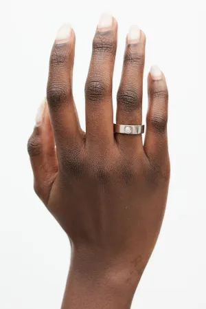18K White Gold Anniversary Ring