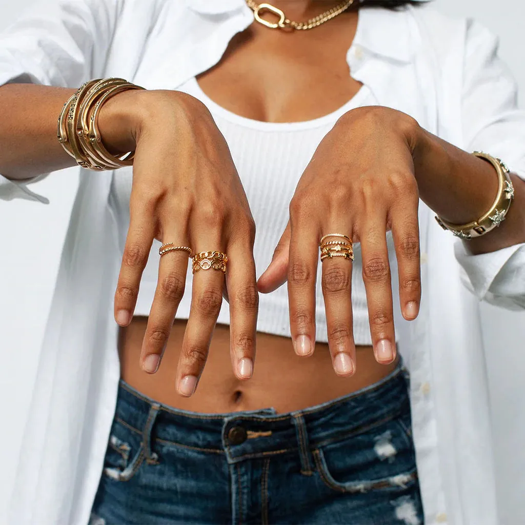 Adjustable Link Ring