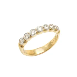 Anniversary Band with Seven Diamonds