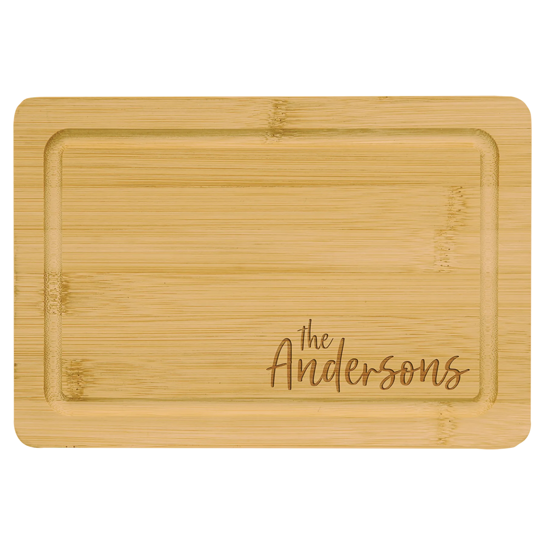 Bamboo Cutting Board with Drip Ring