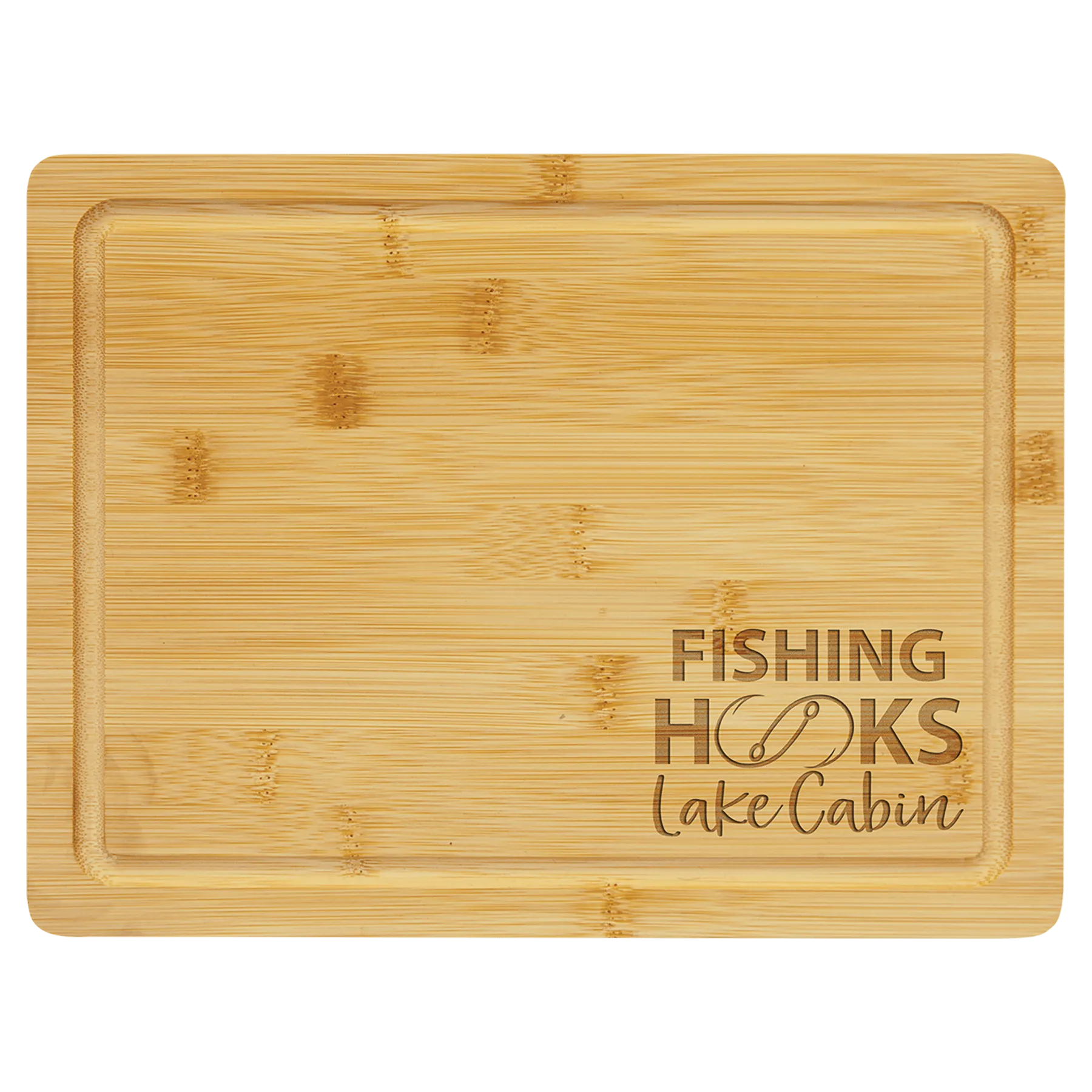 Bamboo Cutting Board with Drip Ring