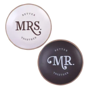 Better Together - Mr. and Mrs. Ring Dishes