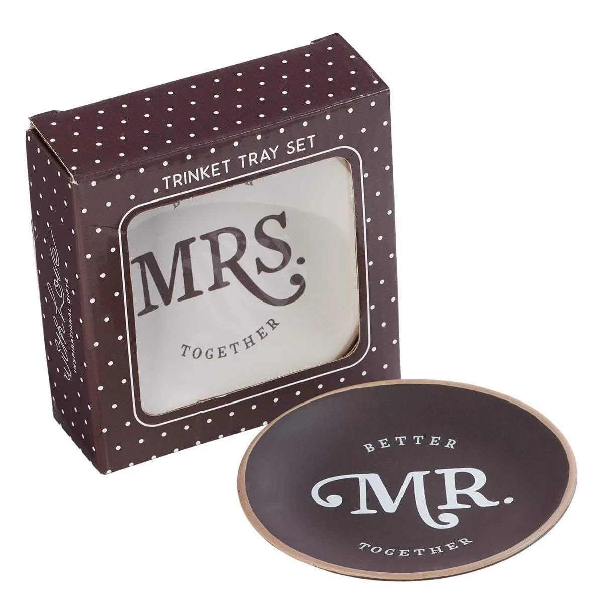 Better Together - Mr. and Mrs. Ring Dishes