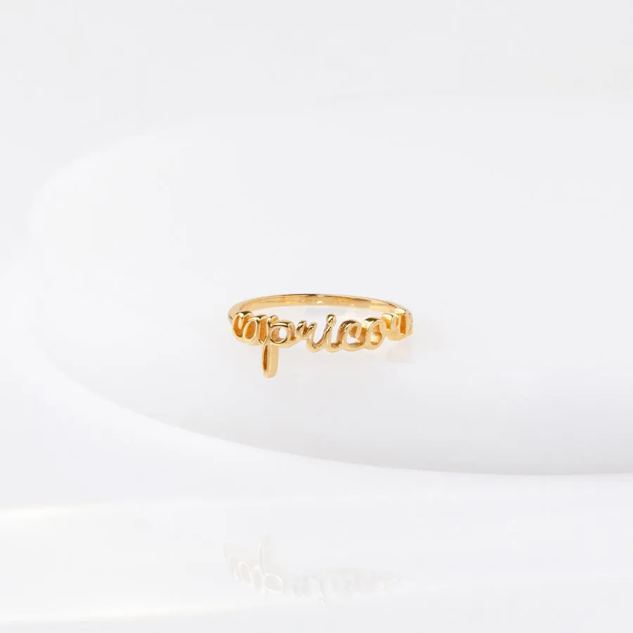 Capricorn Gold Ring
