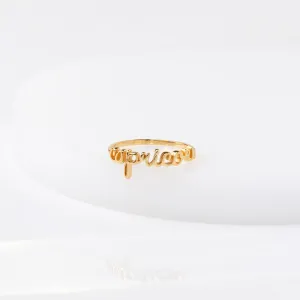 Capricorn Gold Ring
