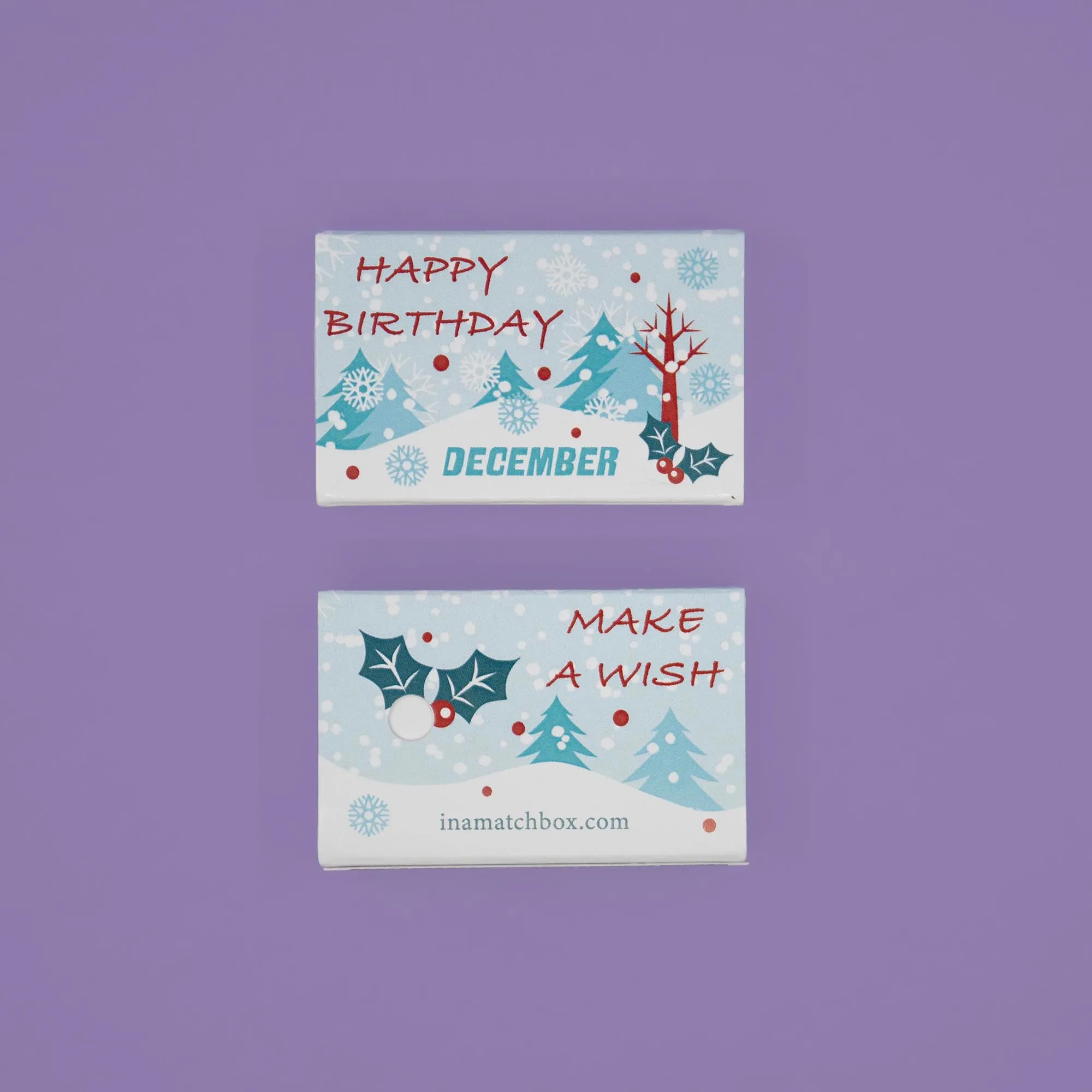 December Sodalite  Mindful Birthstone Gift In A Matchbox