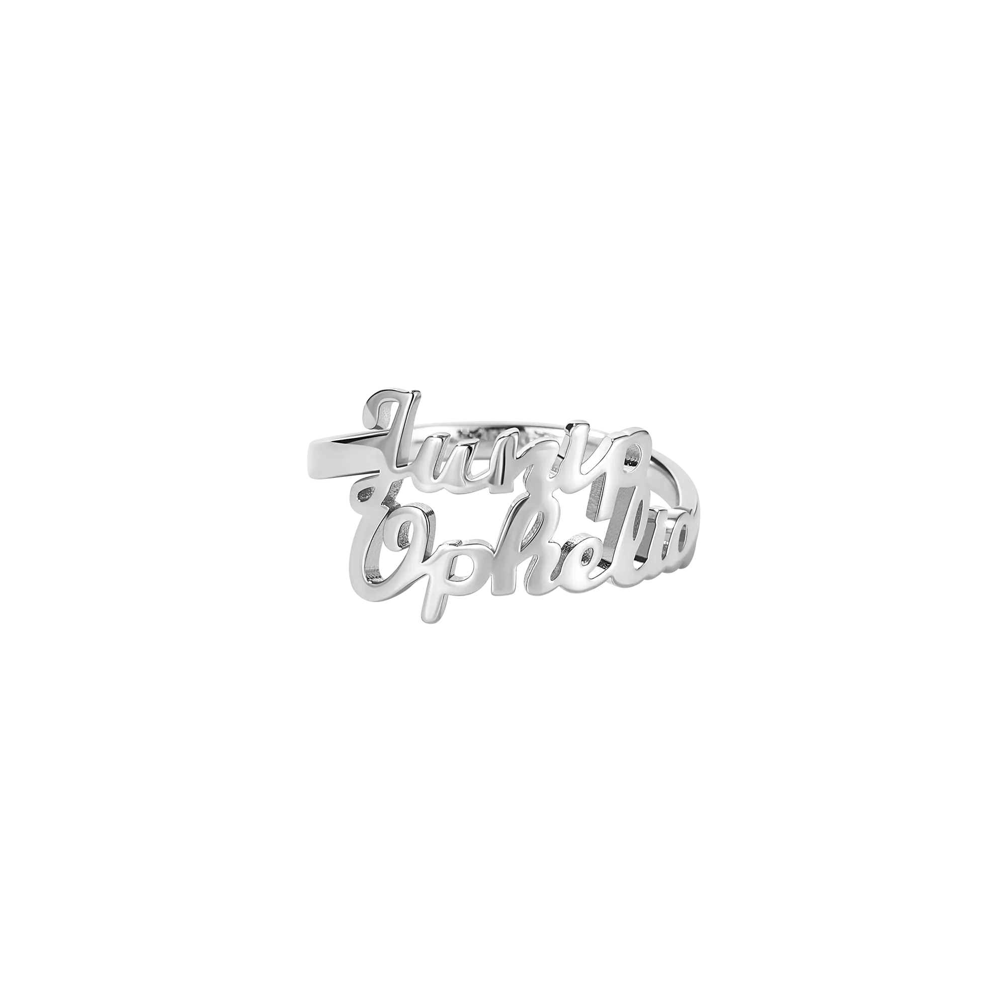 Delicate Script Ring