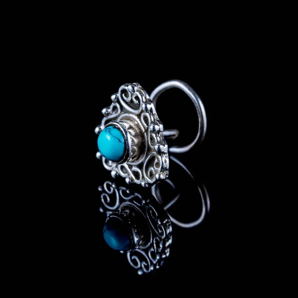 Devi Nose Stud - Turquoise