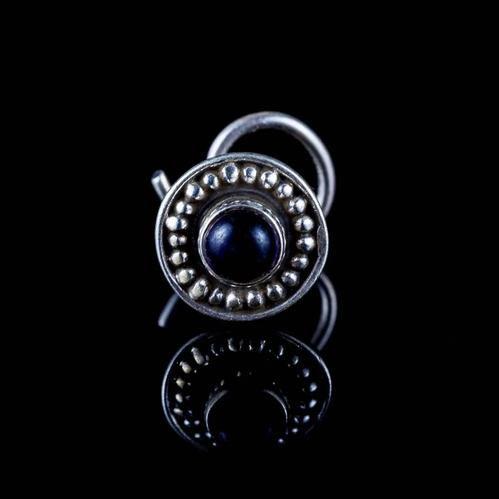 Durga Nose Stud - Amethyst