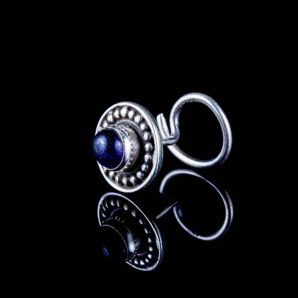 Durga Nose Stud - Amethyst