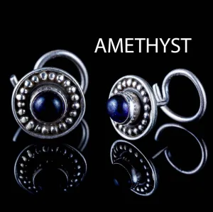 Durga Nose Stud - Amethyst