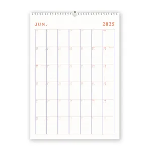 Family Calender A3 - PEACH 2025