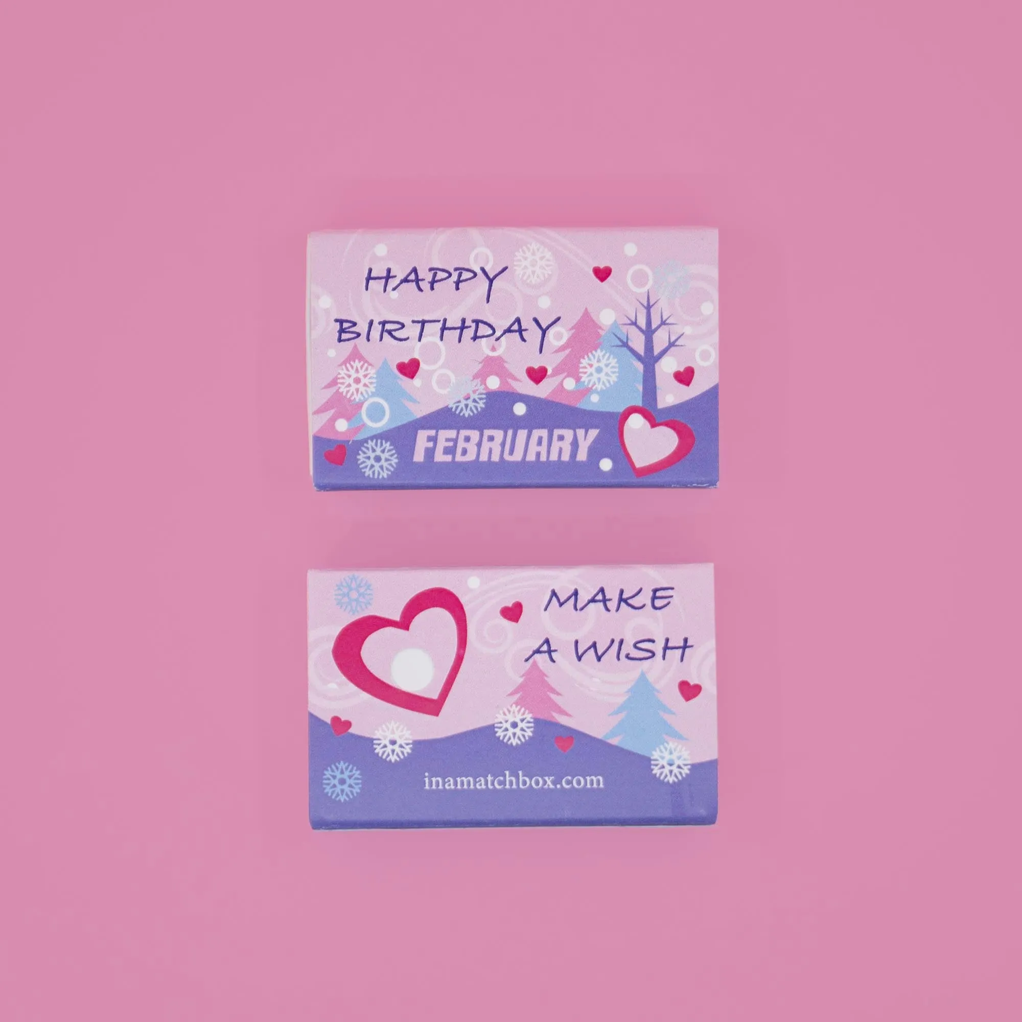 February Amethyst Mindful Birthstone In A Matchbox