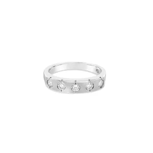 Five Diamond Satin Ring