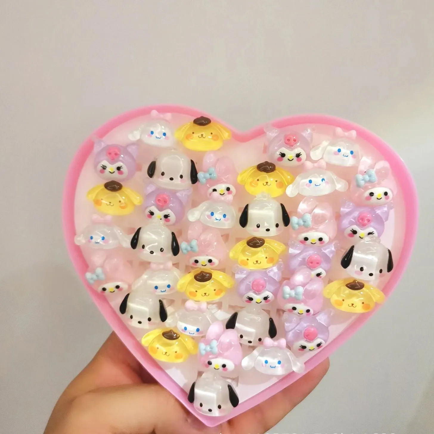 Lovely Princess Girl Gift Resin Ring