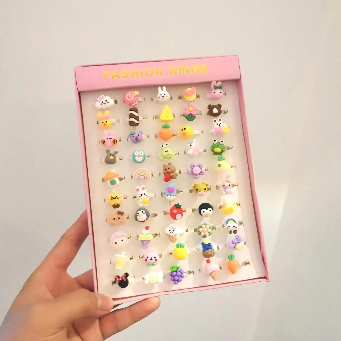 Lovely Princess Girl Gift Resin Ring
