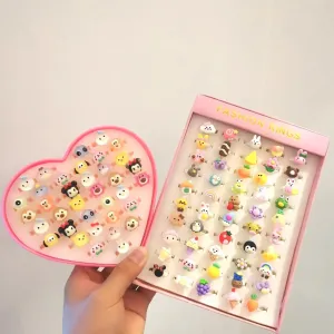 Lovely Princess Girl Gift Resin Ring