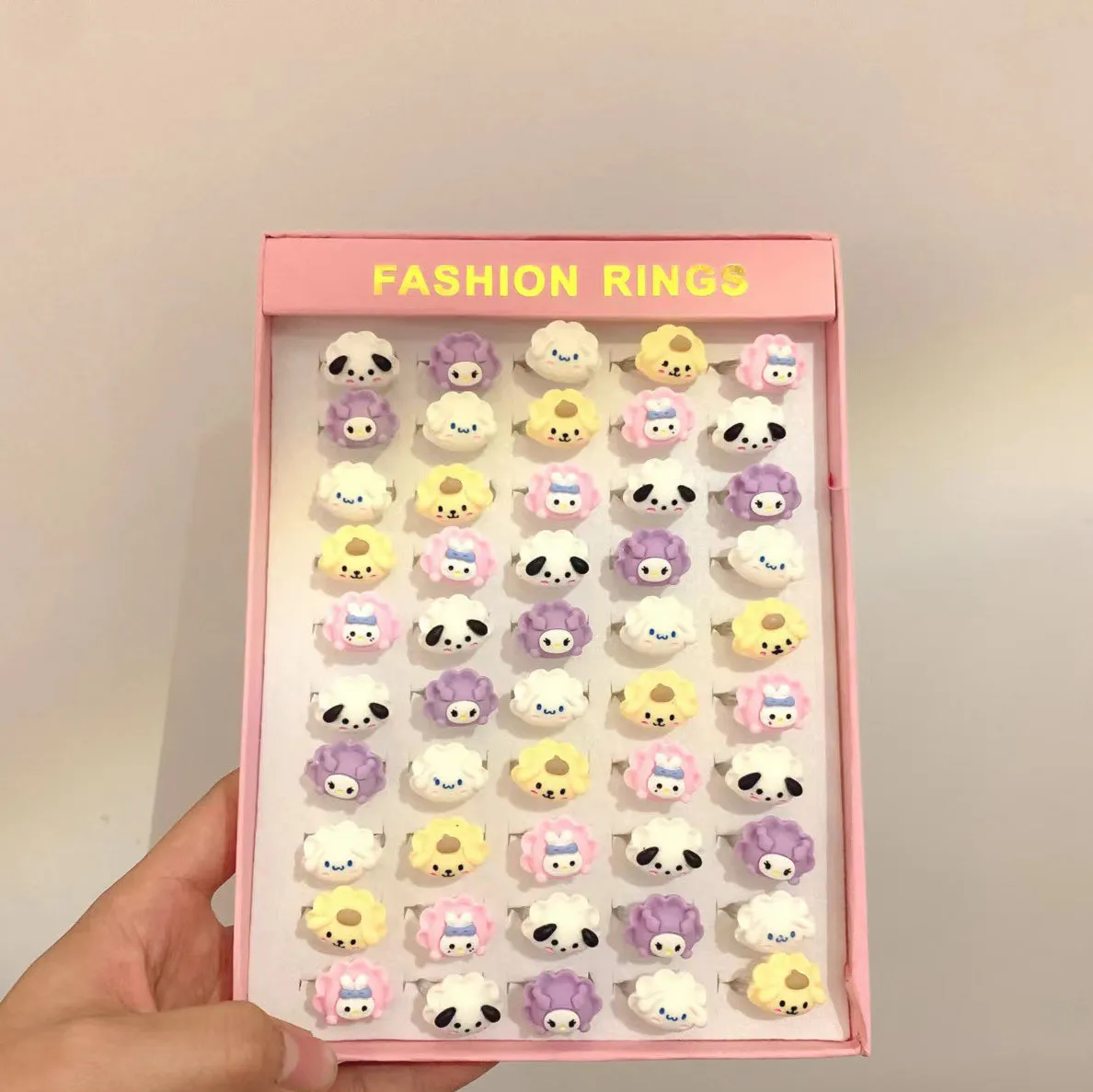 Lovely Princess Girl Gift Resin Ring
