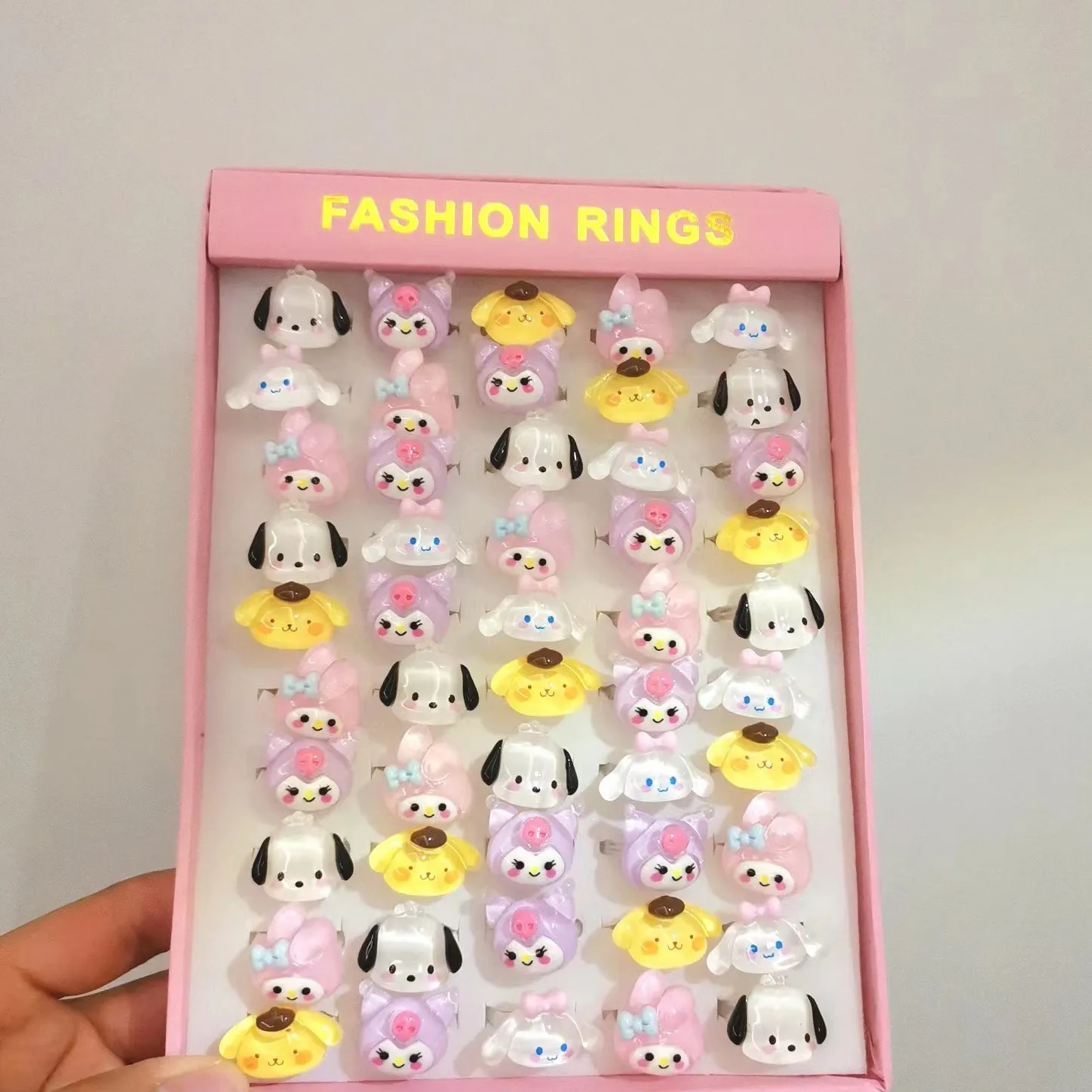 Lovely Princess Girl Gift Resin Ring