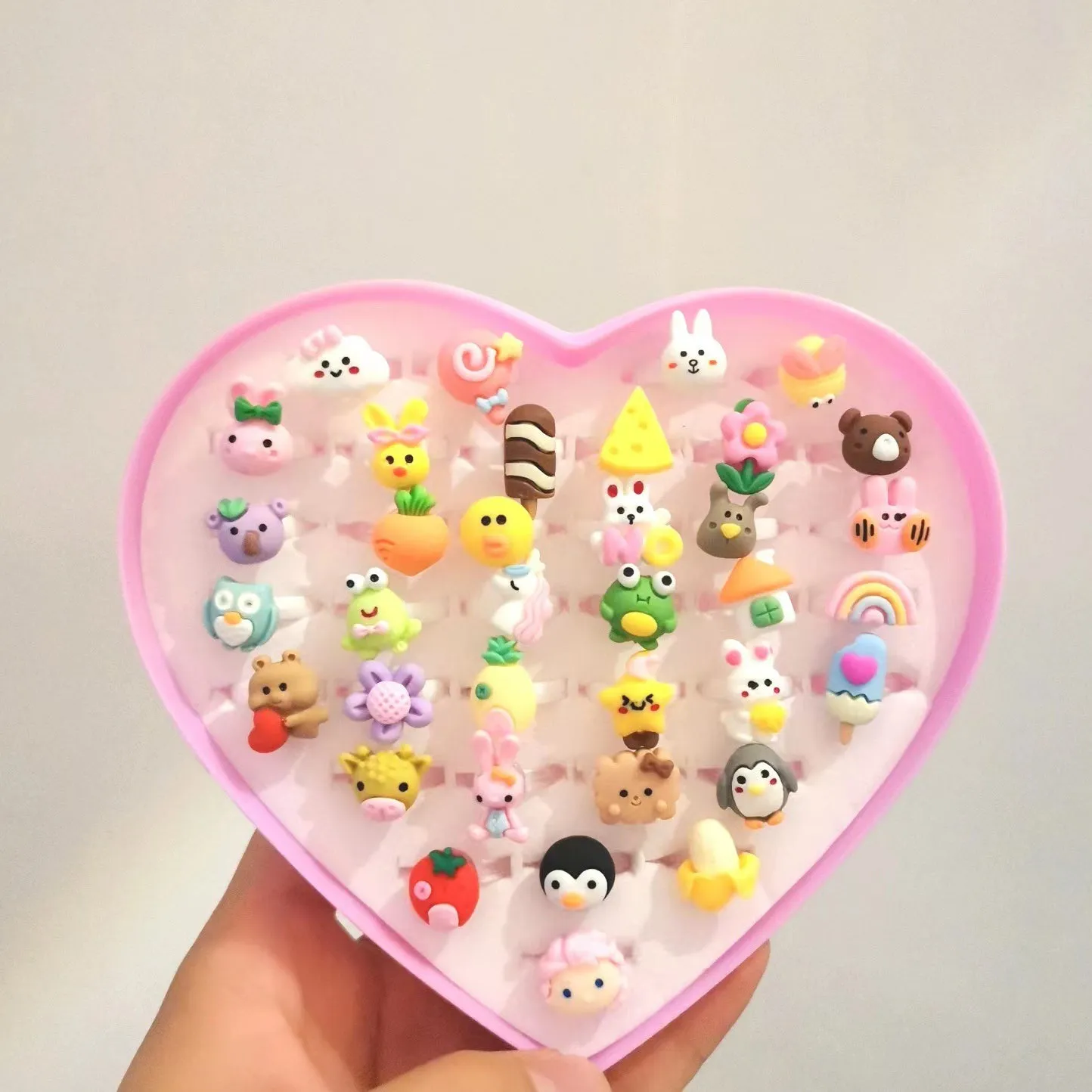 Lovely Princess Girl Gift Resin Ring