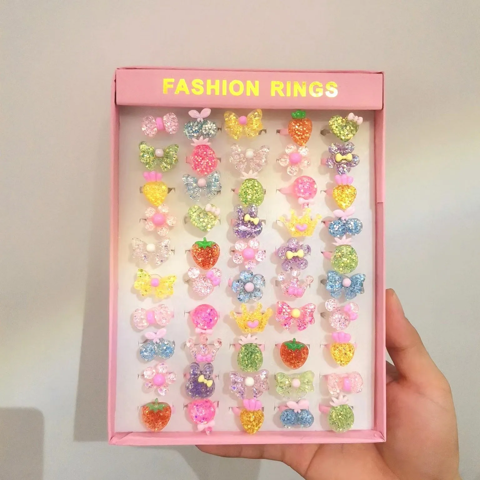 Lovely Princess Girl Gift Resin Ring
