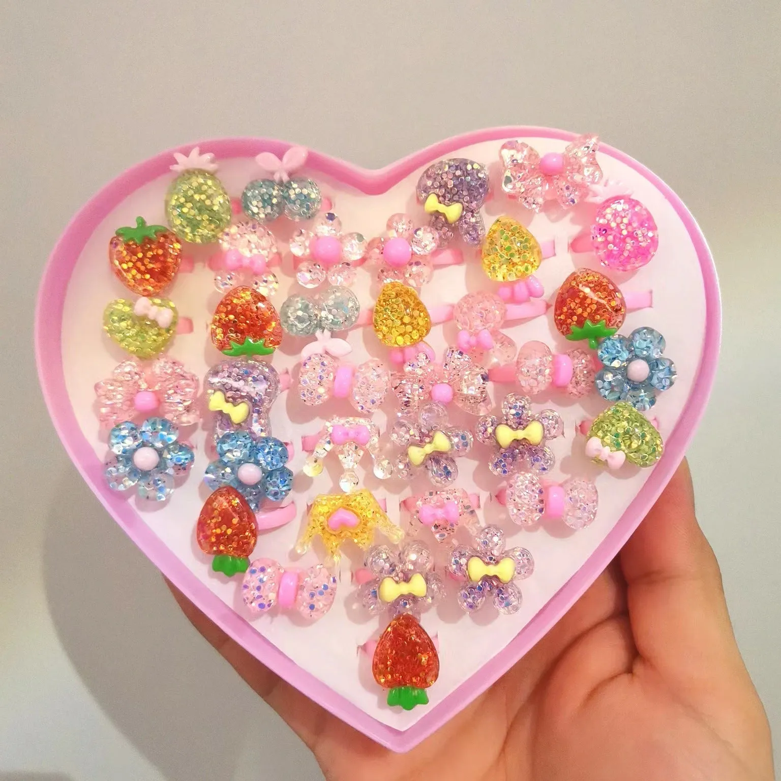 Lovely Princess Girl Gift Resin Ring
