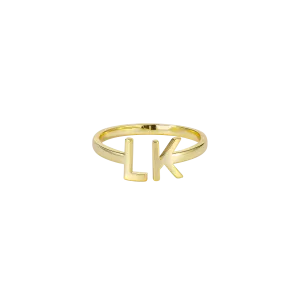 Open Initial Memorial Ring