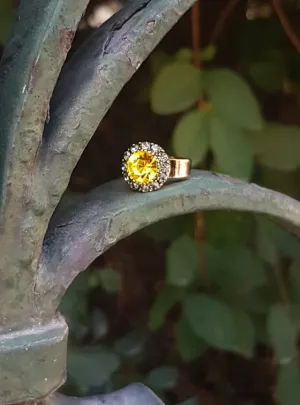Ring Vintage Citrine