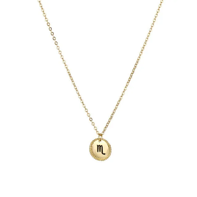 Zodiac Pendant Necklace