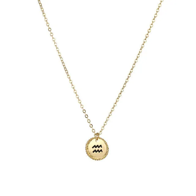 Zodiac Pendant Necklace