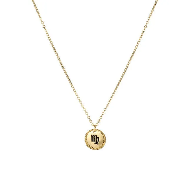 Zodiac Pendant Necklace