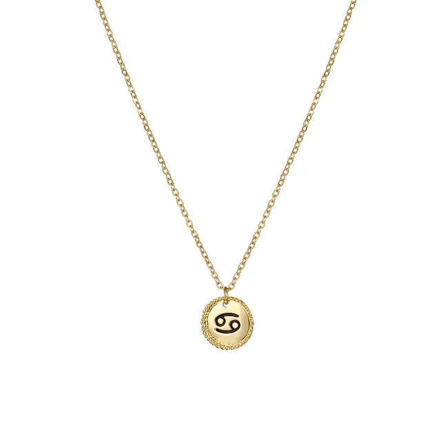 Zodiac Pendant Necklace