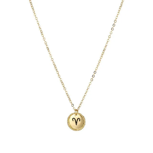 Zodiac Pendant Necklace